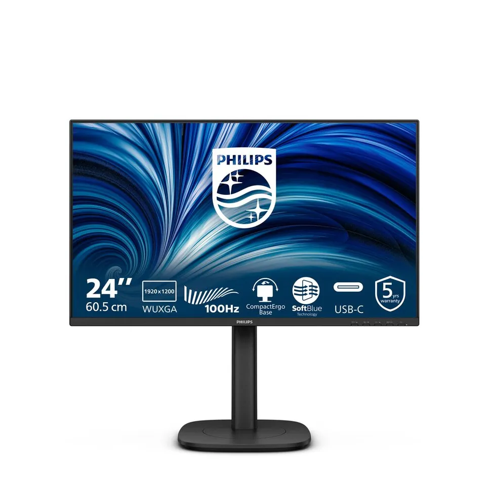 Philips LCD 24B2N3200D 24" IPS 16:10/1920x1200@100Hz/4ms/300cd/VGA/HDMI/DP/5xUSB