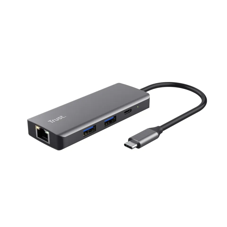 TRUST adaptér DALYX, 6-in-1 USB-C Multi-Port Adapter