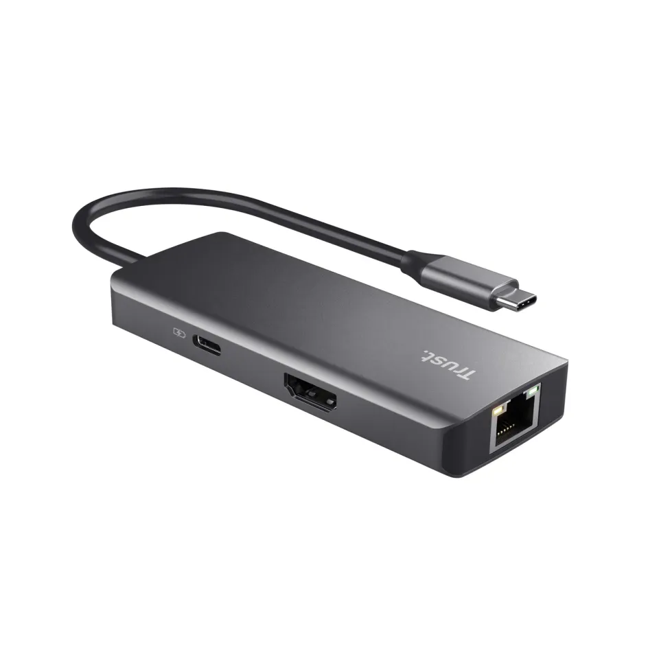 TRUST adaptér DALYX, 6-in-1 USB-C Multi-Port Adapter