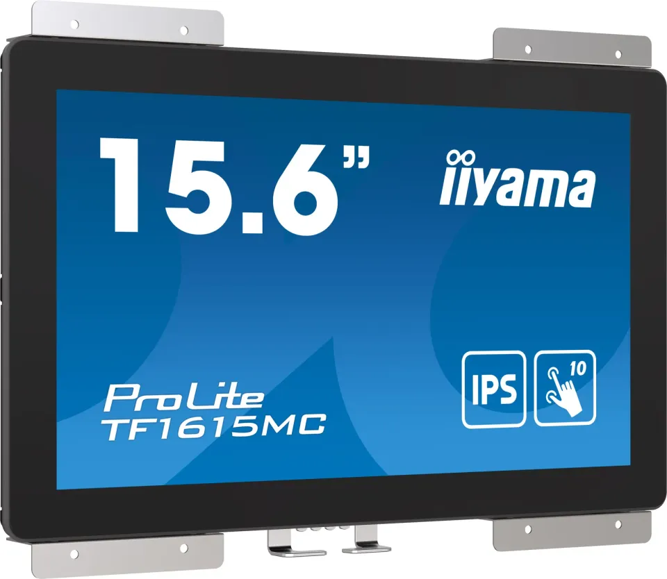 16" iiyama TF1615MC-B1: FHD,10P,IP65,HDMI,DP,VGA