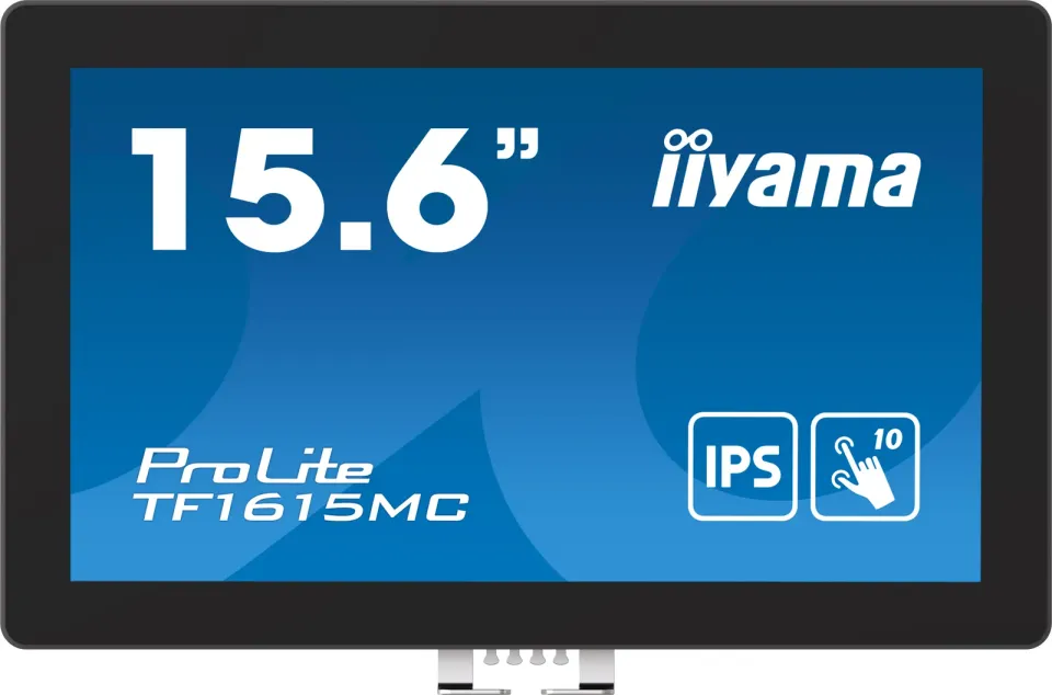 16" iiyama TF1615MC-B1: FHD,10P,IP65,HDMI,DP,VGA