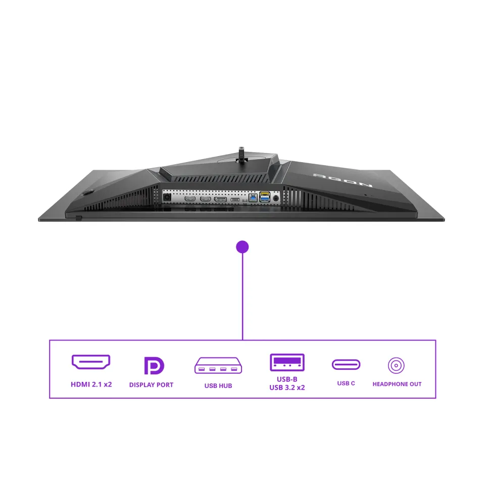 AOC LCD AGON PRO herní AG276UZD 27" QD-OLED/3840x2160@240Hz/0,03ms/1000cd/2xHDMI