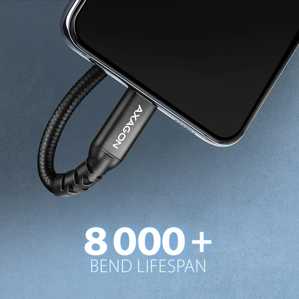 AXAGON BUCM32-CF10AB prodlužovací kabel USB-C (M) <-> USB-C (F), 1m, USB 20Gbps,