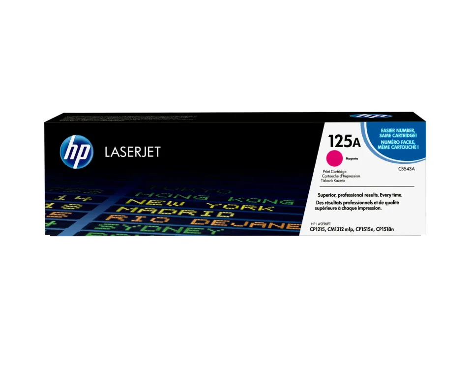 HP tisková kazeta purpurová, CB543A