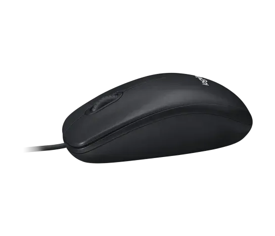 Logitech myš M100, optická, USB, 3 tlačítka, černá, 1000dpi