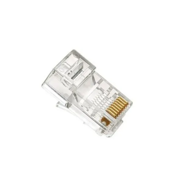 XtendLan Konektor UTP RJ45 CAT5e, drát, kulatý, baleno po 100ks cena za 1ks