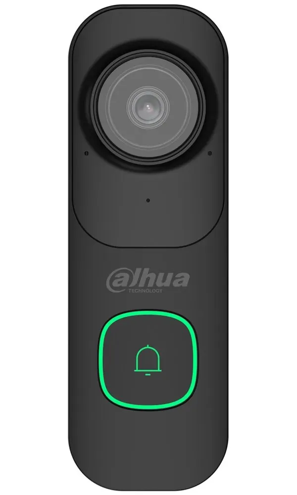 DAHUA chytrý domácí zvonek s kamerou DB41AB/ Wi-Fi/ 4Mpix/ H.265/ krytí IP65/ IR až 10m/ černý/ CZ app