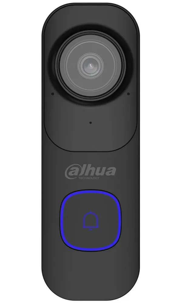 DAHUA chytrý domácí zvonek s kamerou DB41AB/ Wi-Fi/ 4Mpix/ H.265/ krytí IP65/ IR až 10m/ černý/ CZ app