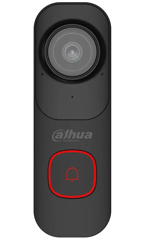DAHUA chytrý domácí zvonek s kamerou DB41AB/ Wi-Fi/ 4Mpix/ H.265/ krytí IP65/ IR až 10m/ černý/ CZ app