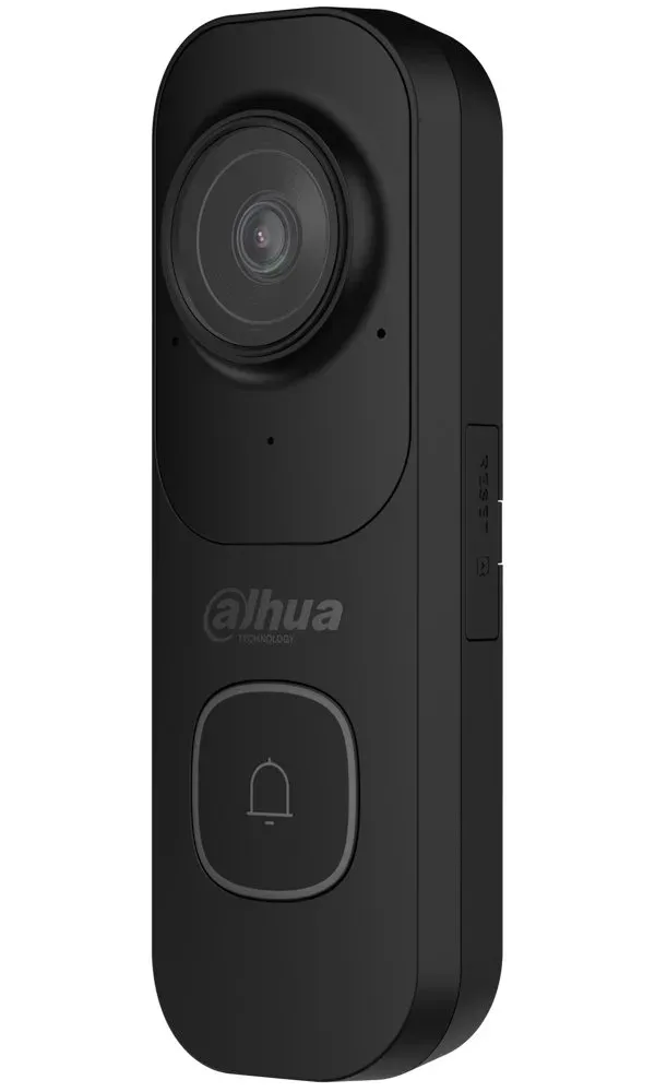 DAHUA chytrý domácí zvonek s kamerou DB41AB/ Wi-Fi/ 4Mpix/ H.265/ krytí IP65/ IR až 10m/ černý/ CZ app