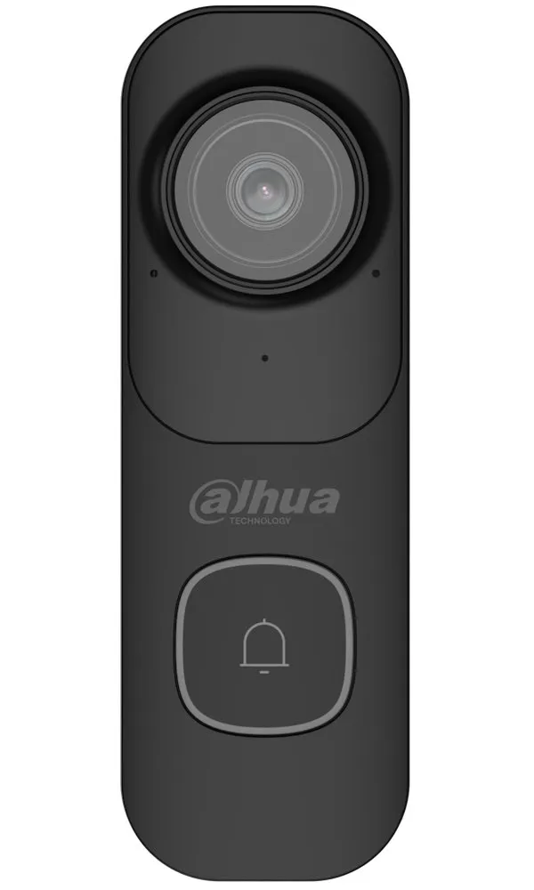 DAHUA chytrý domácí zvonek s kamerou DB41AB/ Wi-Fi/ 4Mpix/ H.265/ krytí IP65/ IR až 10m/ černý/ CZ app