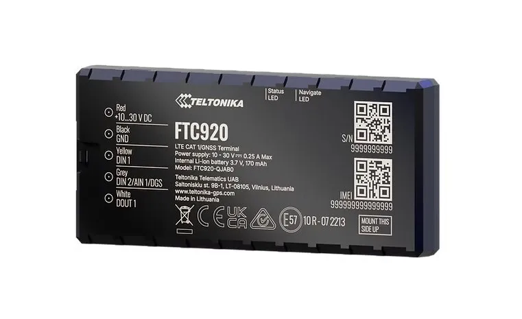 TELTONIKA TELEMATICS FTC920 – GPS lokátor pro vozidla nové generace s podporou 4