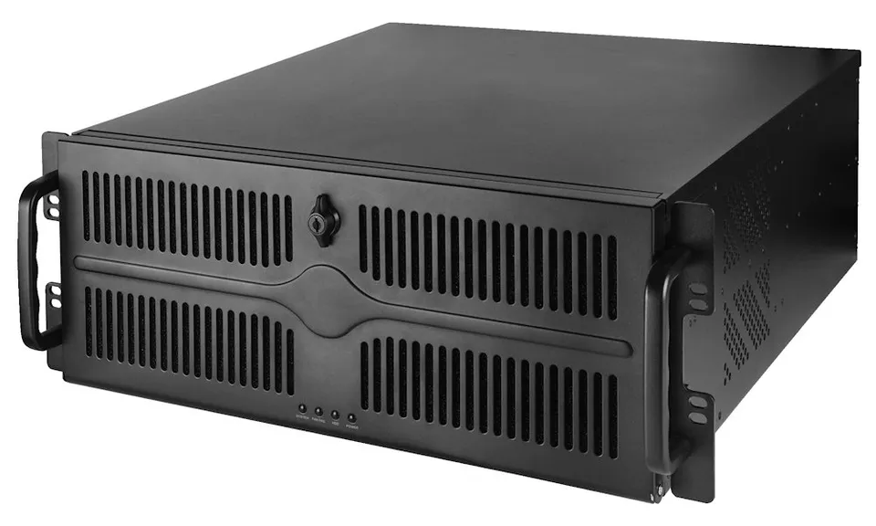 CHIEFTEC rack 4U 19" UNC-409S-B / ATX / PSF-400B / černý