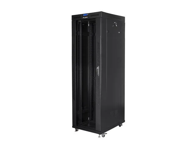 LANBERG Volně stojící skříň 19" 42U/800x800 (v rozloženém stavu) skleněné dveře