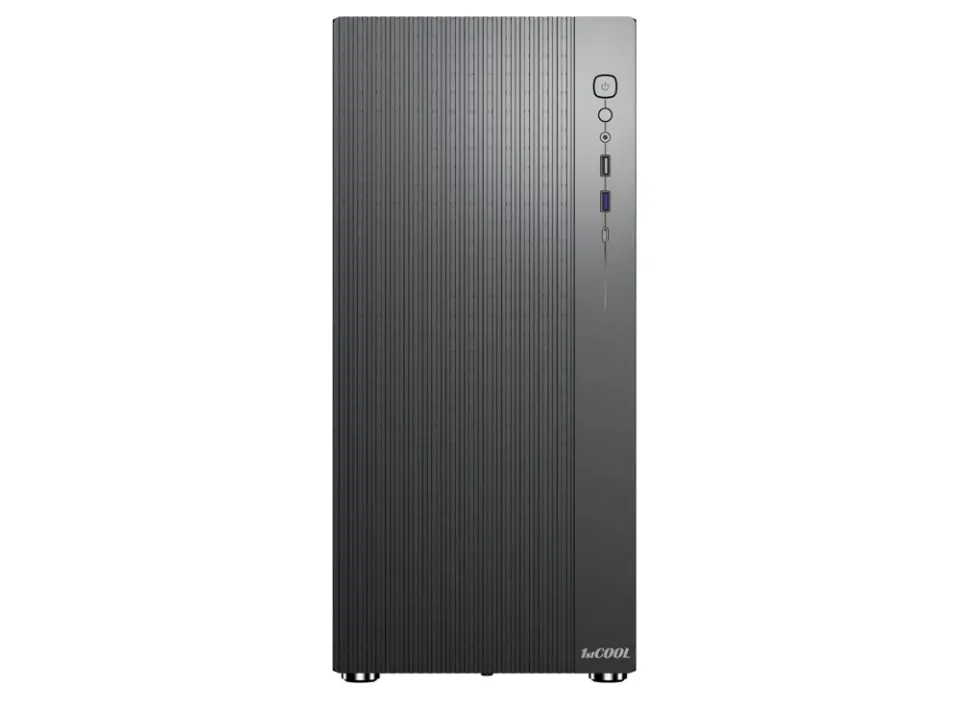 1stCOOL Middle Tower GAMER 4, ATX black černý, bez zdroje, fulltower ATX (USB3+ Audio) (PC case)