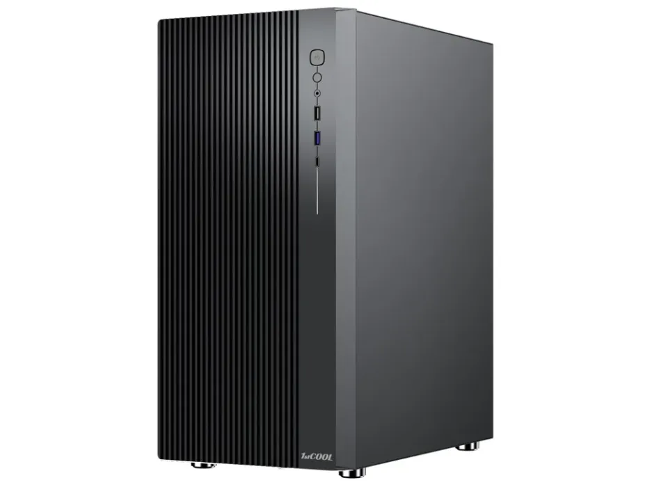 1stCOOL Middle Tower GAMER 4, ATX black černý, bez zdroje, fulltower ATX (USB3+ Audio) (PC case)
