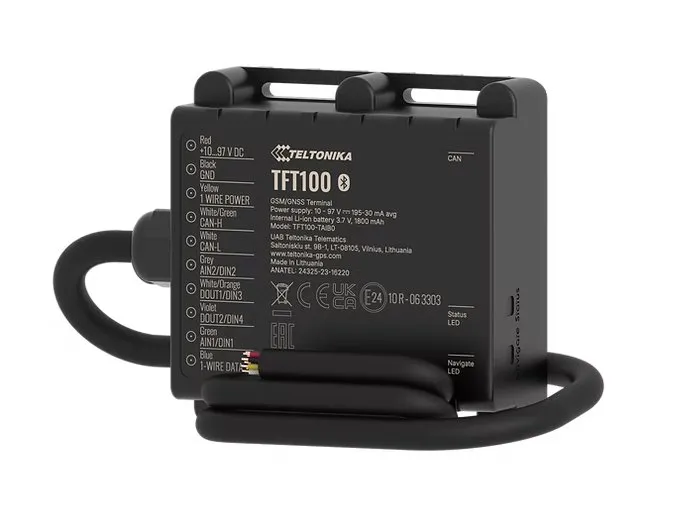 TELTONIKA TELEMATICS TFT100 – 2G lokátor s podporou vysokého napětí pro elektrom