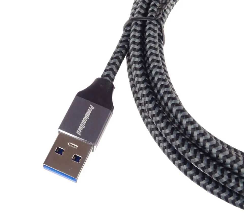 PremiumCord kabel USB-C - USB 3.0 A (USB 3.1 generation 1, 3A, 5Gbit/s) 0,5m opl