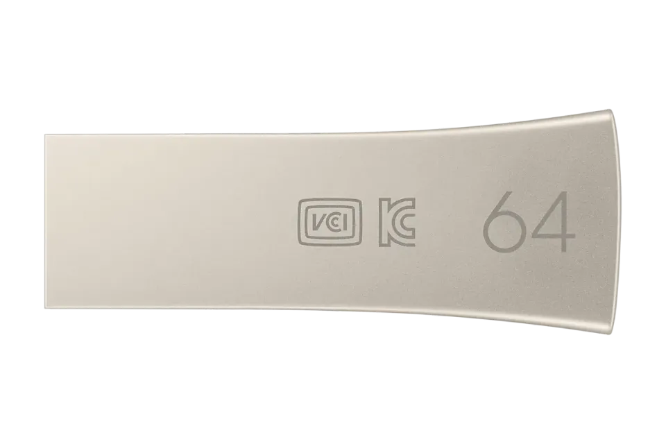 SAMSUNG BAR PLUS flash 64GB kovový stříbrný, USB3.2gen1 flash drive, odolný