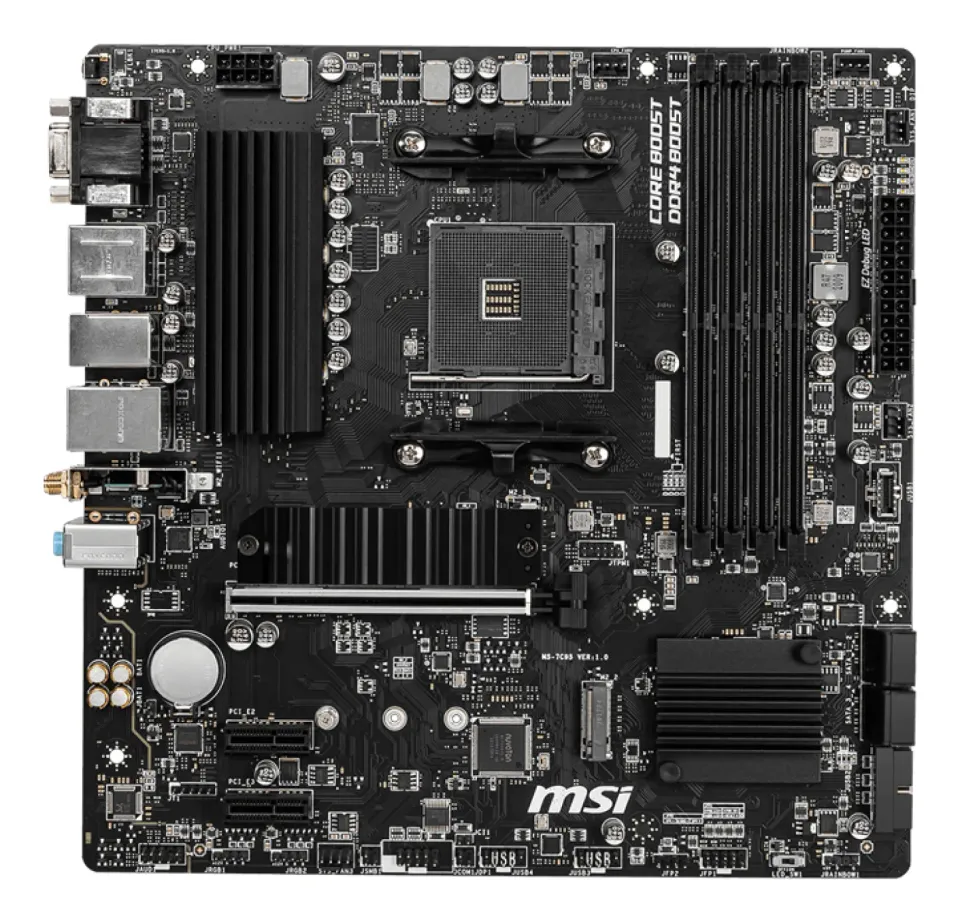 MSI B550M PRO-VDH WIFI, AM4, AMD B550, 4x DDR4, mATX