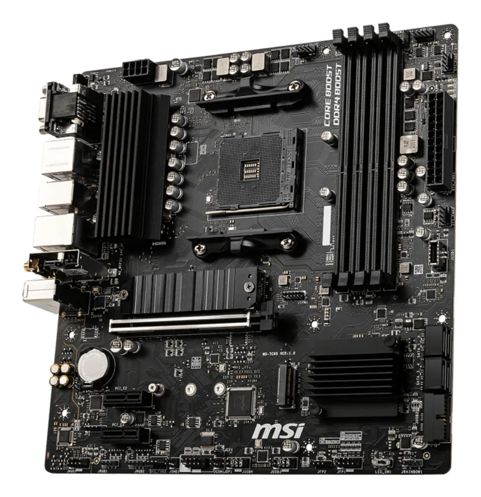 MSI B550M PRO-VDH WIFI, AM4, AMD B550, 4x DDR4, mATX