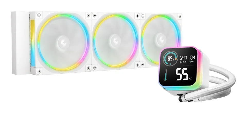 DEEPCOOL Vodní chladič LQ360 ULTRA , ARGB, 3x 120mm, AM5, LGA1851, bílá