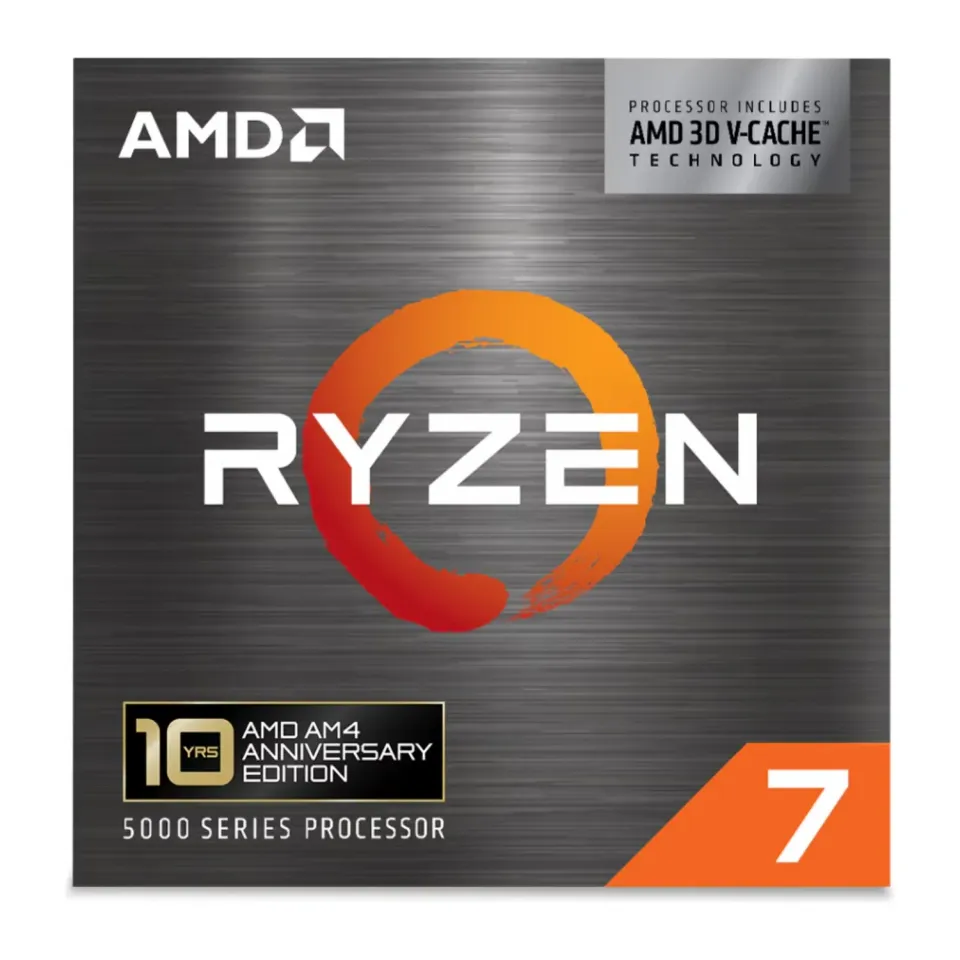 CPU AMD RYZEN 7 5800X3D, 8-core, 3.8 GHz (4.5 GHz Turbo), 102MB cache (4+96), 105W, socket AM4, bez chladiče