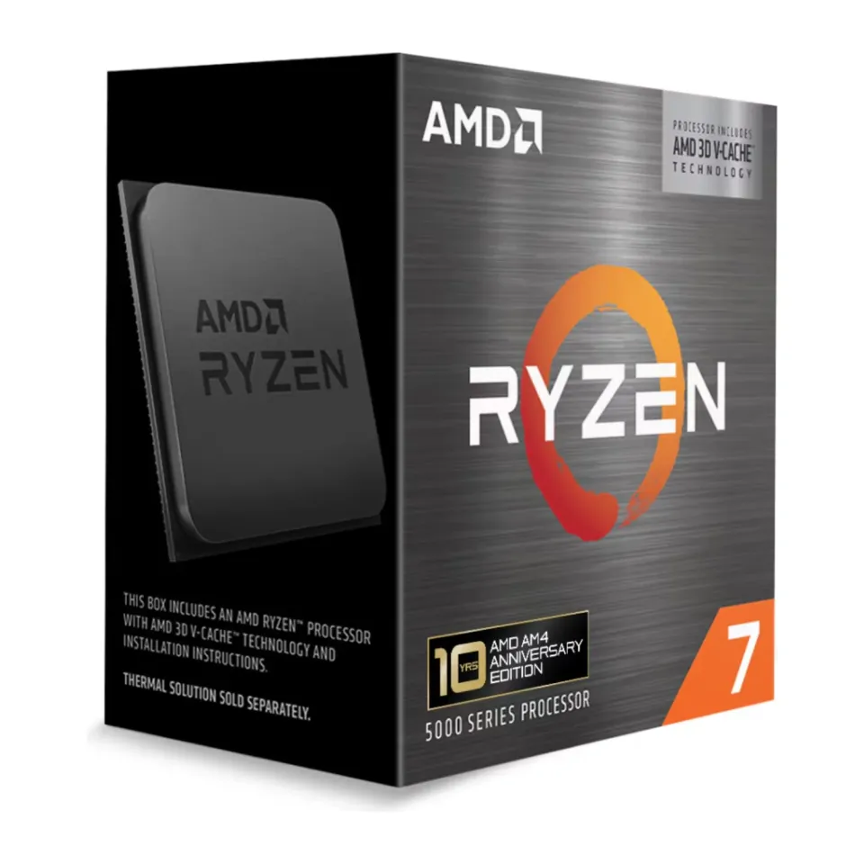 CPU AMD RYZEN 7 5800X3D, 8-core, 3.8 GHz (4.5 GHz Turbo), 102MB cache (4+96), 105W, socket AM4, bez chladiče