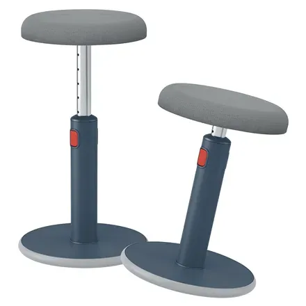 LEITZ Ergonomická balanční židle pro sezení/stání ERGO Cosy Stool, sametově šed