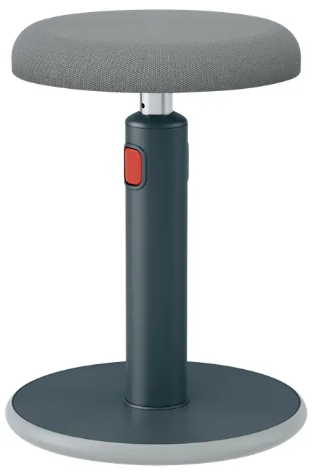 LEITZ Ergonomická balanční židle pro sezení/stání ERGO Cosy Stool, sametově šed