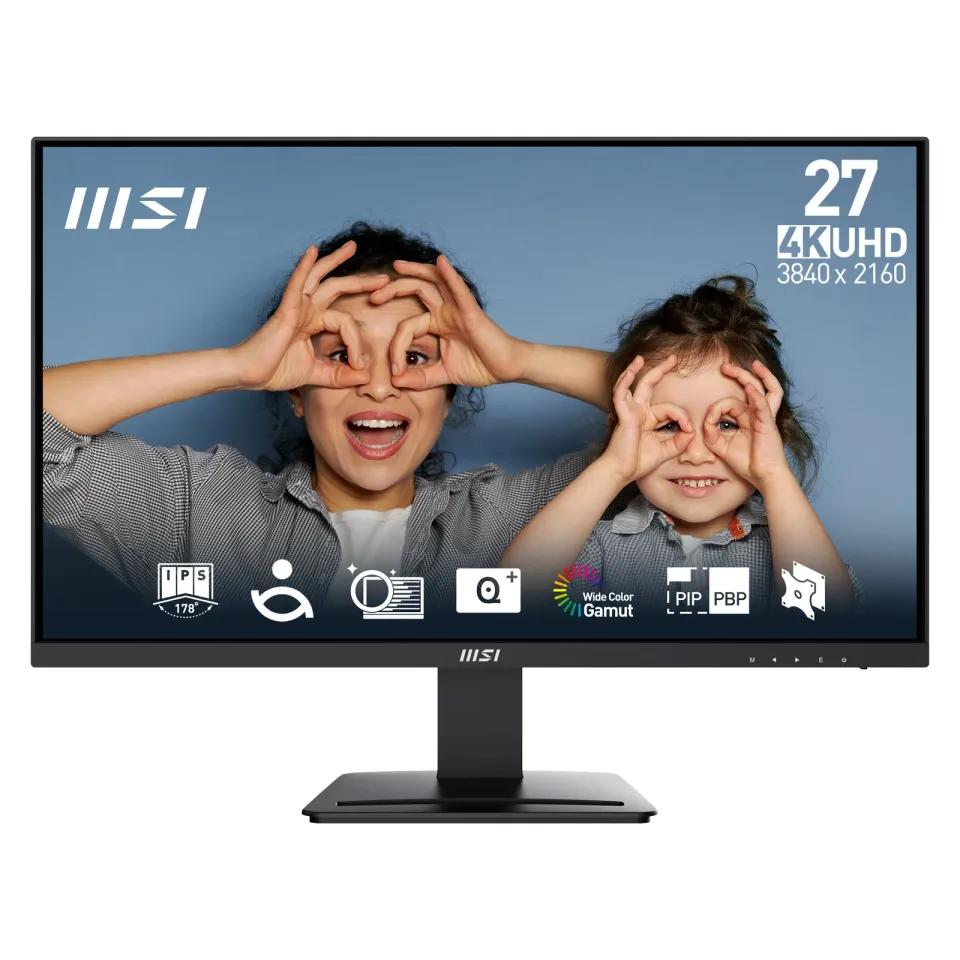 MSI monitor PRO MP273U 27" IPS/3840x2160 UHD/60Hz/4ms/2xHDMI/DP/černá