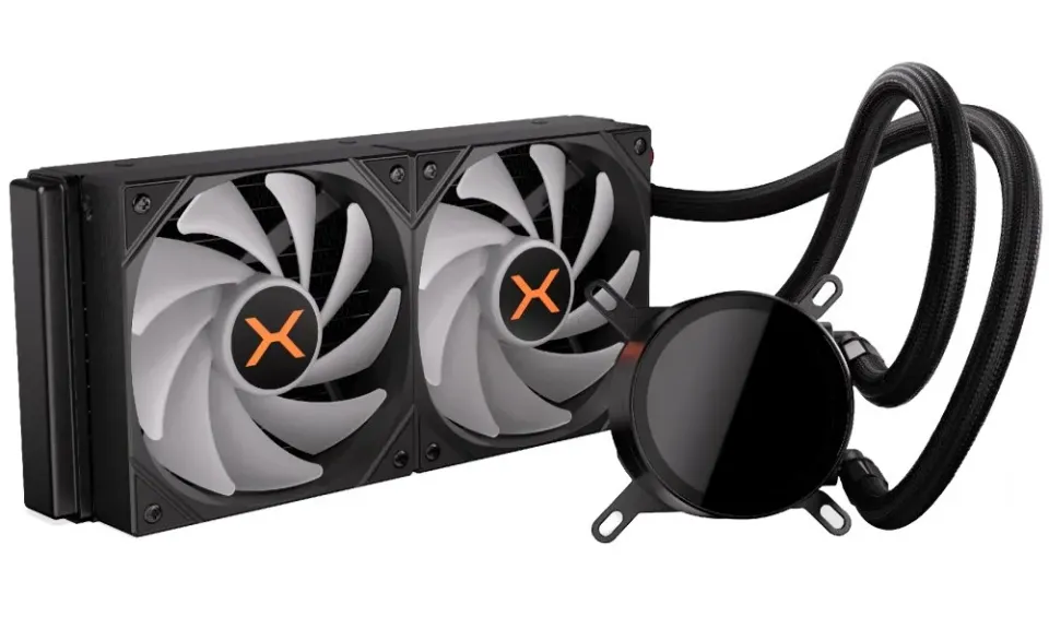 Krux vodní chladič CPU HydroX 240 ARGB / 2x120mm ARGB / PWM / AMD i Intel