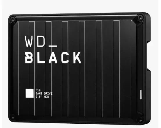 WD BLACK P10 Game Drive 5TB, BLACK EMEA, 2.5", USB 3.2