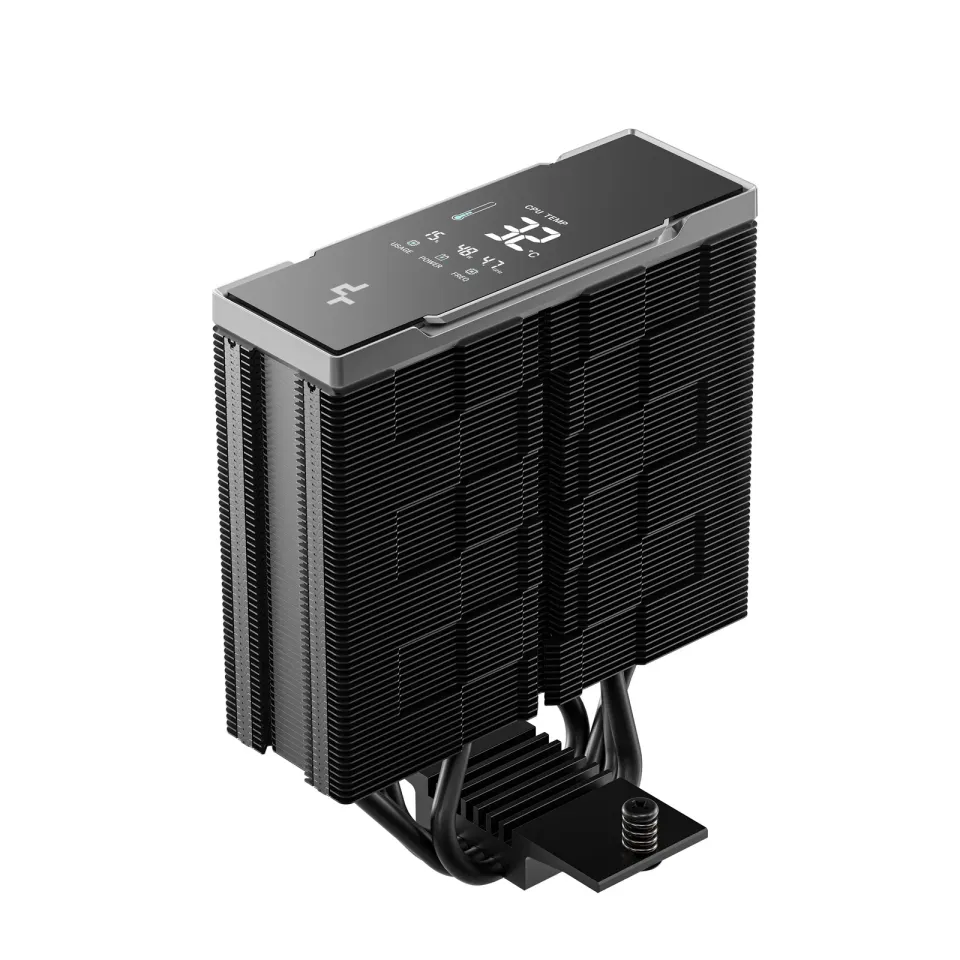 DEEPCOOL CPU Chladič AK400 G2 DIGITAL NYX, 1x120mm, LGA1851, AM5, černá