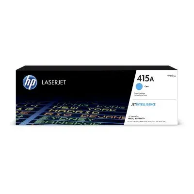 HP W2031A originální toner azurový č.415A malý cca 2100 str. (cyan, pro HP CLJ M454, M479, Jetintelligence )