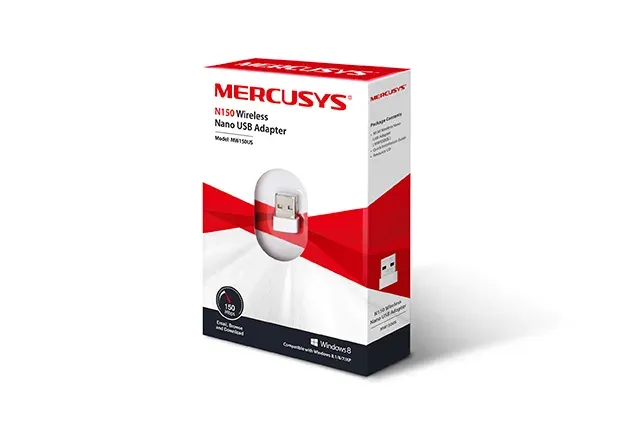 MERCUSYS MW150US WiFi4 USB adapter (N150,2,4GHz,USB2.0)