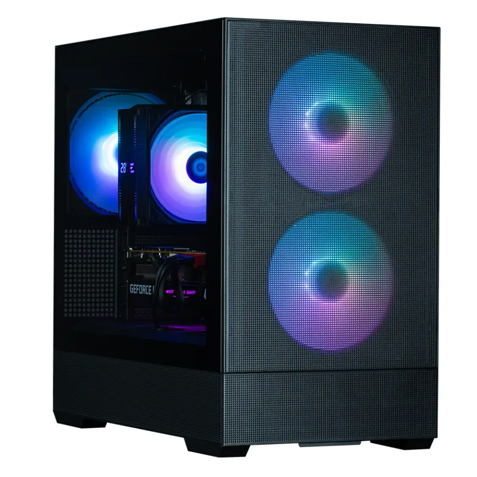 Zalman skříň P30 AIR Black / miniT / 3x140mm fan ARGB / USB 3.0 / USB-C / temperované sklo / mesh panel / černá