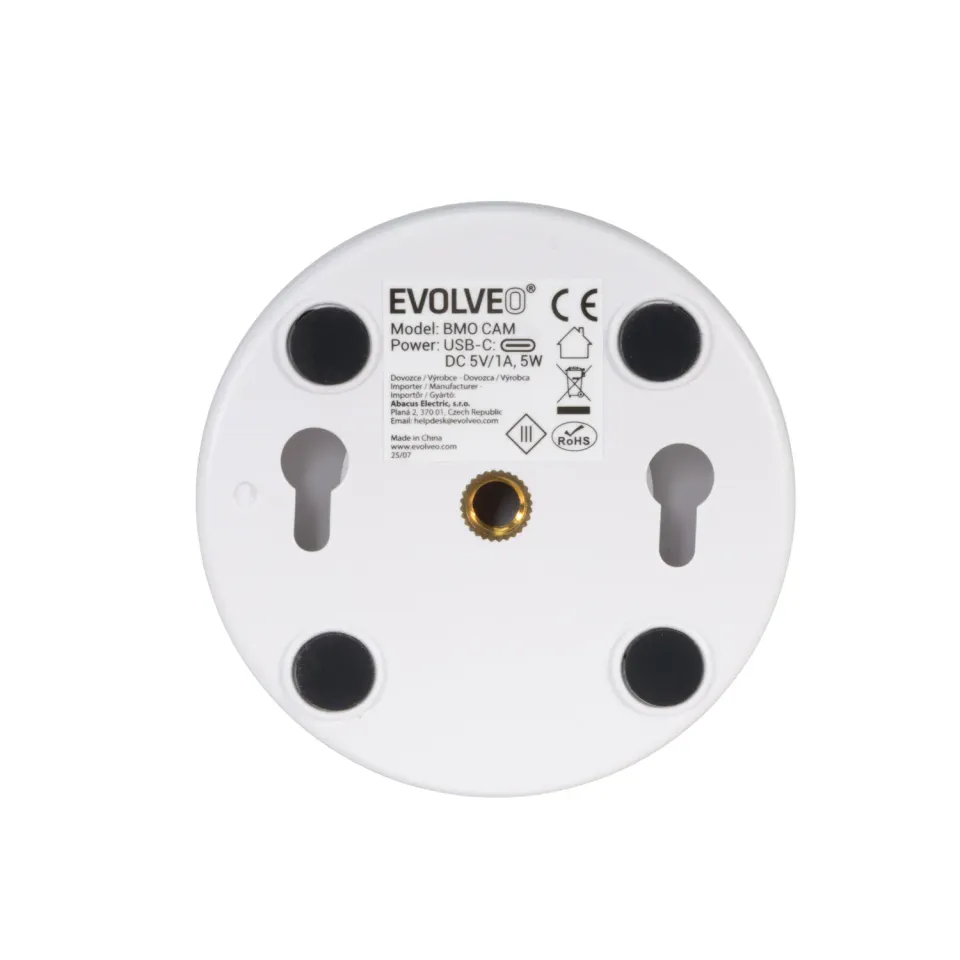 EVOLVEO Baby Monitor N35 – dětská chůvička s kamerou, VOX, teploměr, noční viděn