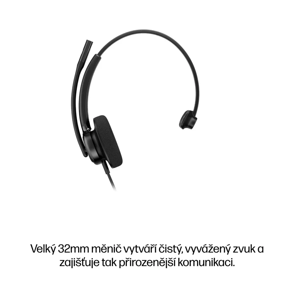 HP Poly Mission 415 Monaural USB Wired Headset Classic WW