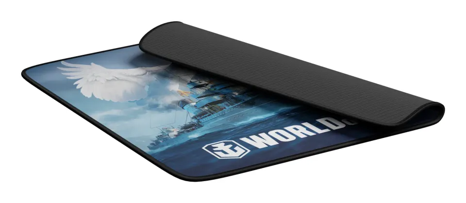 Herní podložka pod myš Genesis CARBON 500 WORLD of WARSHIPS, M 30x25cm
