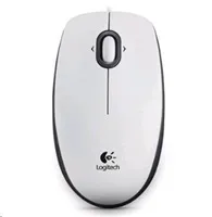 Logitech Mouse B100, white