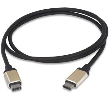 PremiumCord Kabel USB 3.1 konektor C/male - USB 3.1 konektor C/male, 0,5m hliník