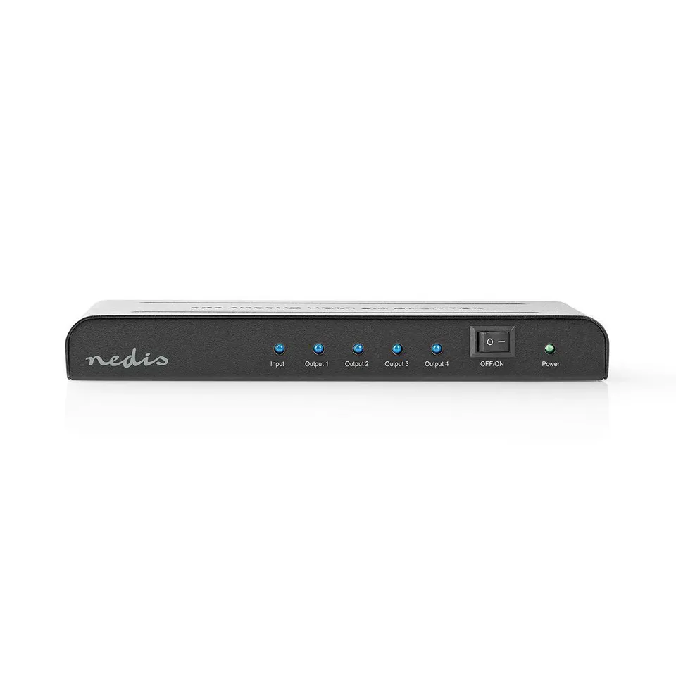 Nedis VSPL3474AT- HDMI Rozbočovač | 4 Porty port(s) | Vstup HDMI | 4x HDMI vý