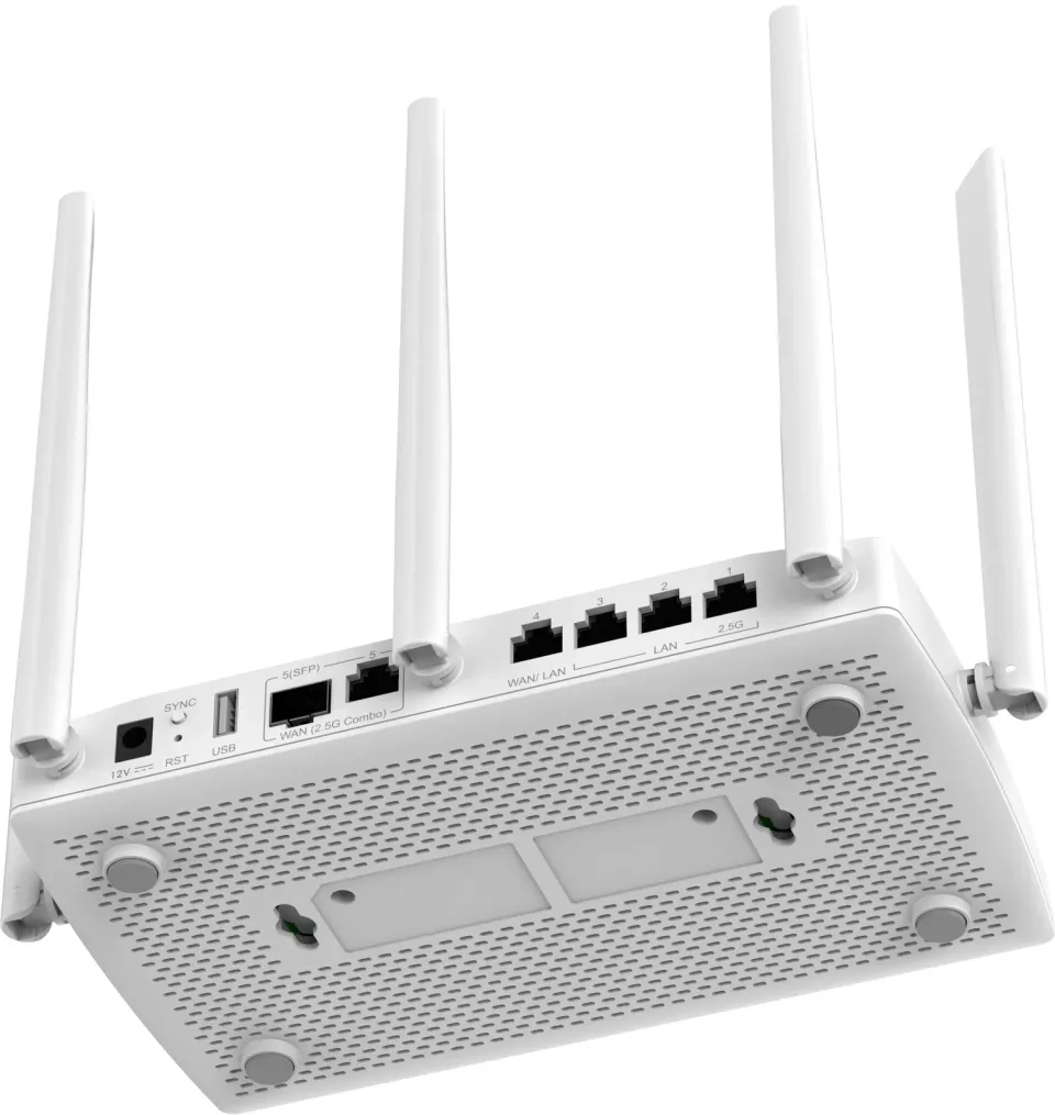 Grandstream GWN7062M Wi-Fi 6 router, 1× 2.5G Combo SFP/RJ45 WAN, 1× 1G WAN/LAN, 1× 2.5G LAN,2× 1G LA