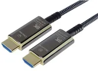PREMIUMCORD Ultra High Speed HDMI 2.1 optický fiber kabel 8K@60Hz, zlacené 7m