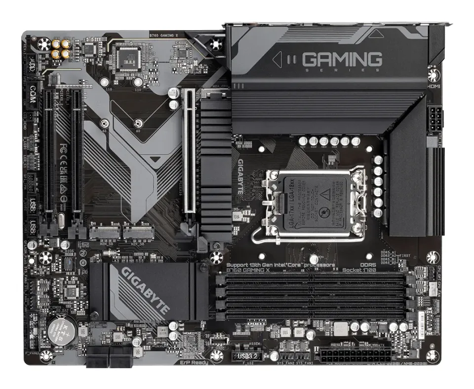GIGABYTE MB Sc LGA1700 B760 GAMING X, Intel B760, 4xDDR5, 1xDP, 1xHDMI, WI-FI