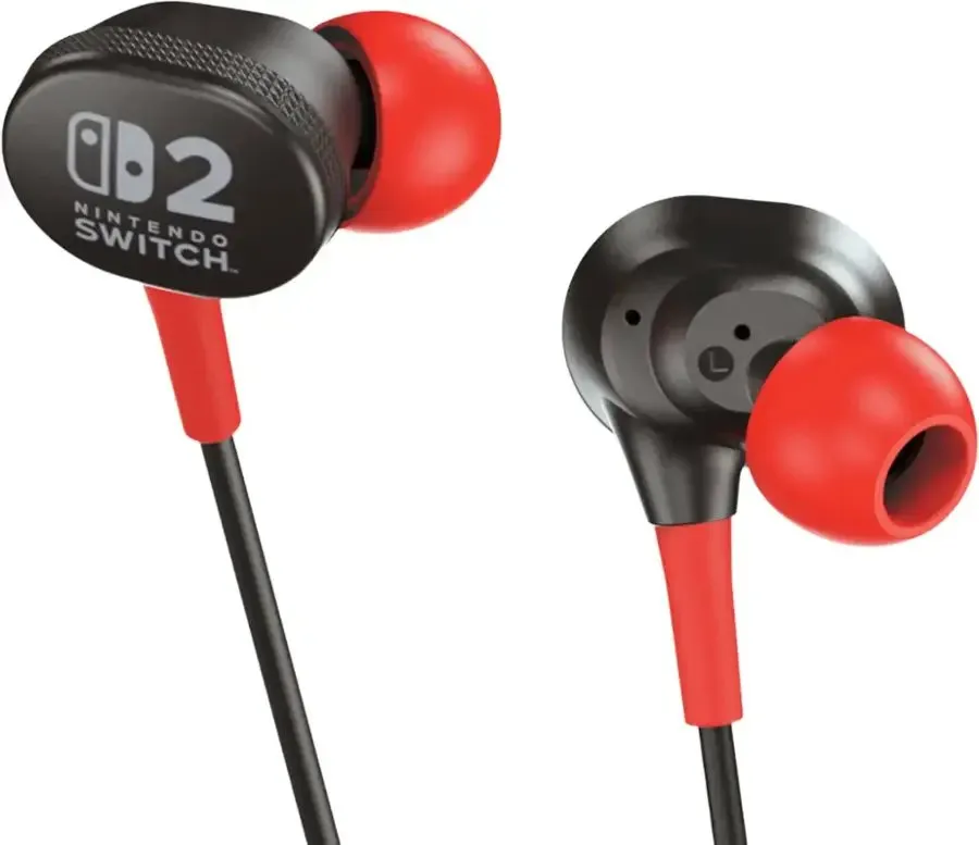 PowerA Drátová sluchátka pro Nintendo Switch 2 - černý