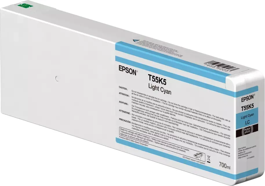Epson Light Cyan T55K500 UltraChrome HDX/HD, 700 ml