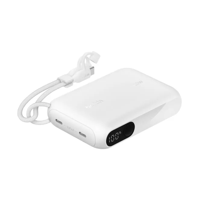 Belkin BOOST CHARGE USB-C Power Delivery PowerBanka s displejem, 10000mAh, 20W, (BPB027hqWH)