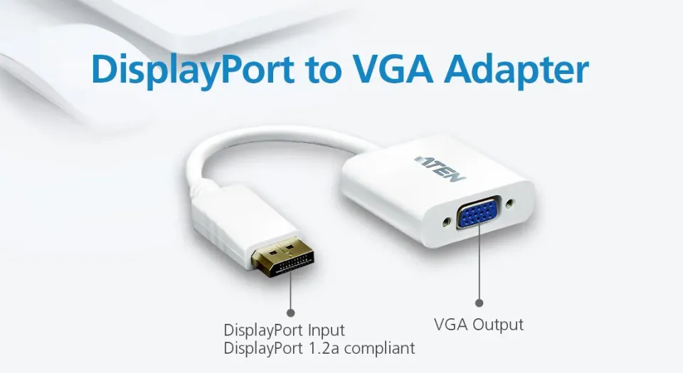 ATEN VC925-AT DP(M) to VGA(F) Adapter